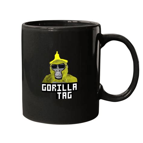 Gorilla Tag Monkey Banana Peel Gorilla Monke Gorilla Tag PFP Maker Mugs ...