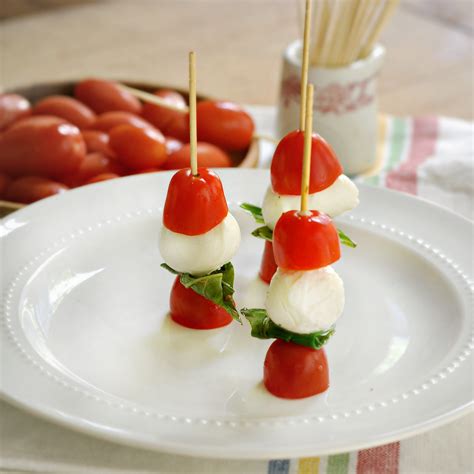 Foodista | Recipes, Cooking Tips, and Food News | Caprese Salad Appetizers