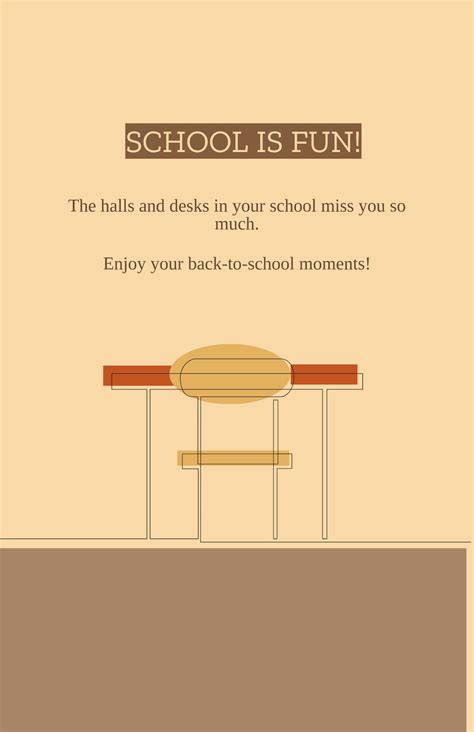 Free Modern Back To School Poster Template - Edit Online & Download ...