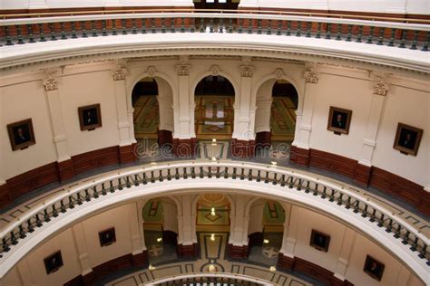 Inside the State Capitol Building in Downtown Austin, Texas Stock Image ...