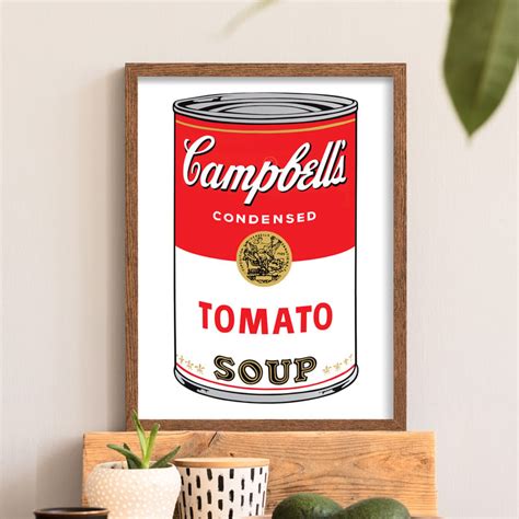 Andy Warhol | Tomato Soup | Campbell's Soup Cans | Pop Art Posters | Modern Art Prints | The ...