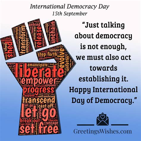 International Democracy Day Wishes (15th September) - Greetings Wishes