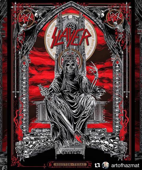 Image result for slayer poster | Heavy metal bands art, Heavy metal art ...