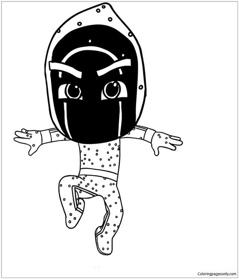 Ninjalinos of PJ Masks Coloring Page - Free Coloring Pages Online