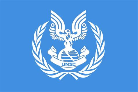 Concept UNSC flag with the actual realistic UN flag theme : halo | Unsc halo, Un flag, Realistic