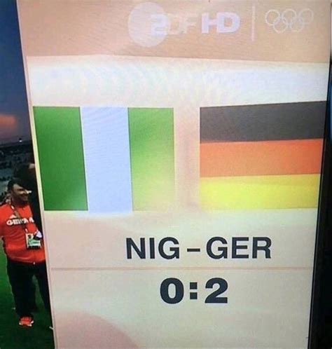 Nigeria vs Germany in football - Meme Guy