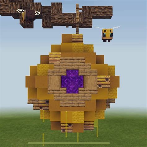 How To Create Beehive In Minecraft