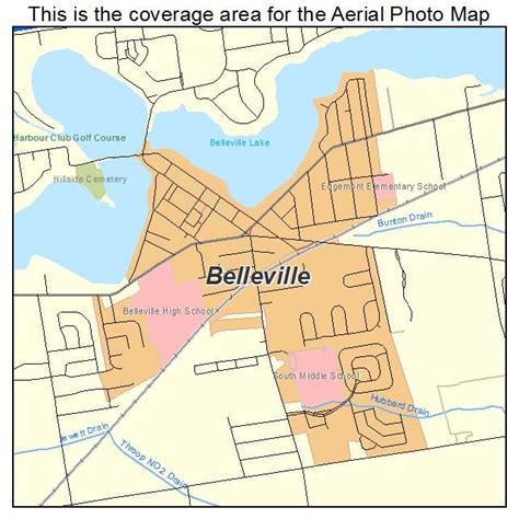 Belleville Michigan Map - Zip Code Map