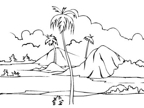 Scenery Coloring Pages at GetDrawings | Free download