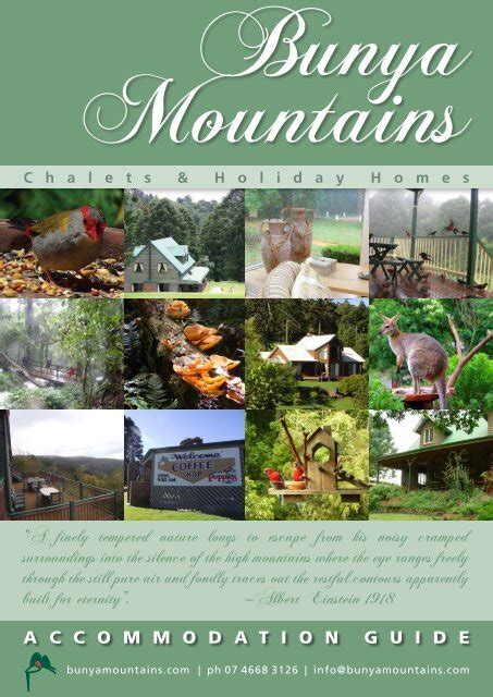 Download the Complete Accommodation Guide - Bunya Mountains