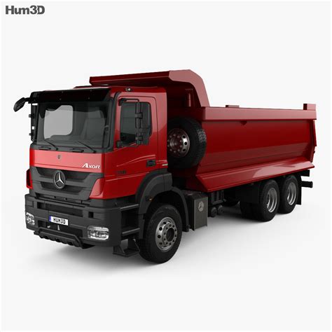 Mercedes-Benz Axor Tipper Truck 2022 3D model - Vehicles on Hum3D