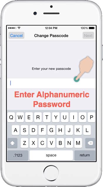 Set Alphanumeric Password in iOS for iPhone and iPad – WebNots