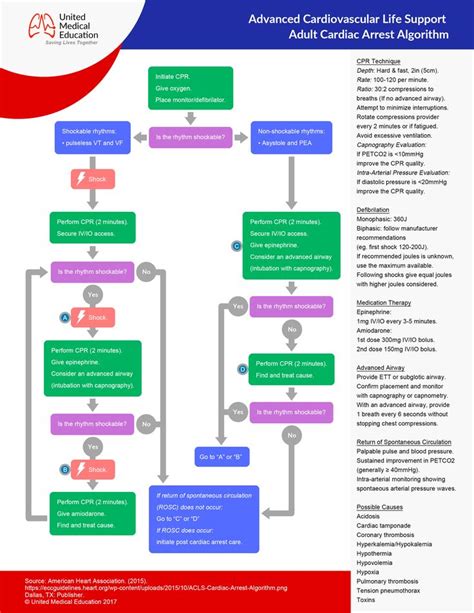 ACLS Algorithms 2020 (Advanced Cardiac Life Support) Basic Life Support Training, Advanced ...