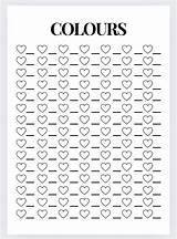Colour Swatch Page  Coloring Pages To Print Pattern coloring sketch template