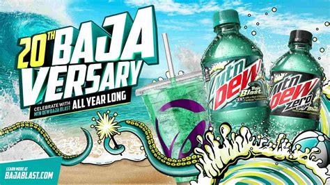 Mountain Dew To Sell Baja Blast Nationwide In Stores For All Of 2024