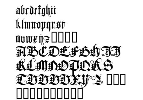 Gothic textura font free download 756 truetype .ttf opentype .otf files