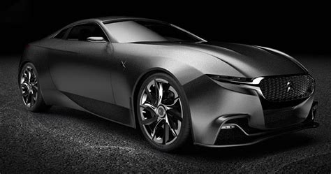 Citroen DS Coupe Design Study for a Jaguar F-Type Rival