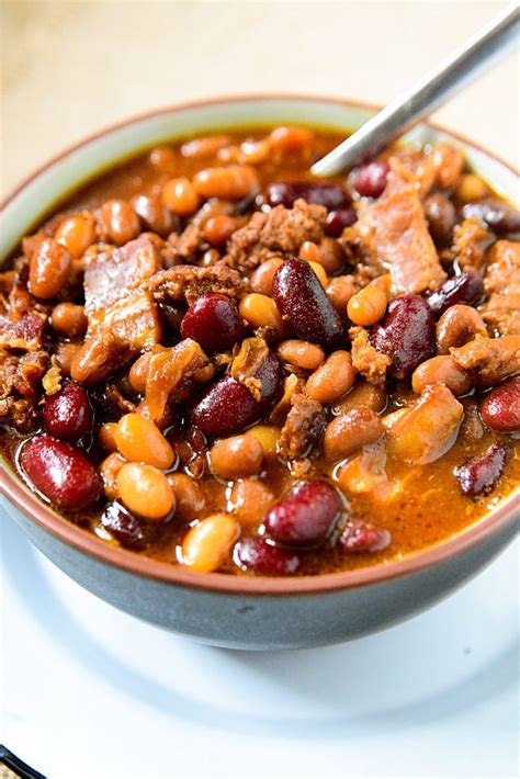 Crockpot Slow Cooker Cowboy Baked Beans Recipe | Mom Spark - Mom Blogger