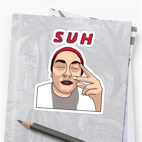 "Suh Dude" Stickers by SquaGear | Redbubble