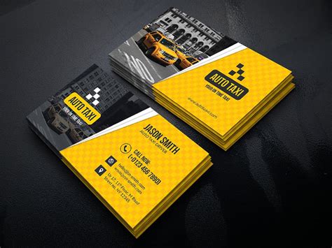 21+ Taxi Business Card Templates - Free & Premium Download