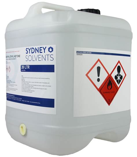 Methyl Ethyl Ketone - MEK 20 Litre | Sydney Solvents