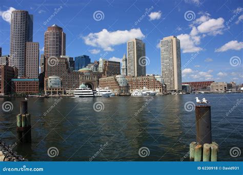 Boston Waterfront Skyline Stock Photography | CartoonDealer.com #6230918