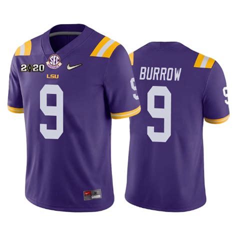 NCAA Joe Burrow LSU Tigers 9 Jersey – JerseyHouse