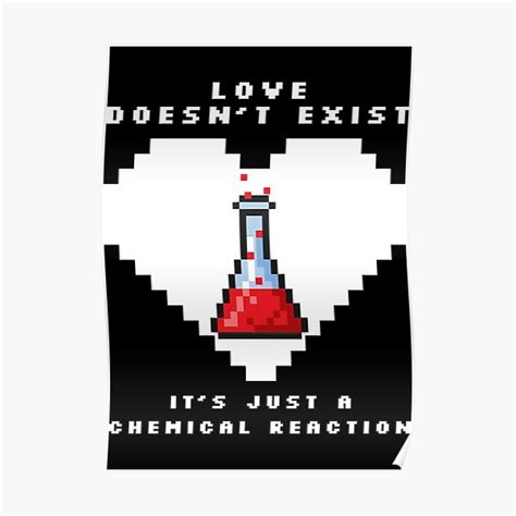 "Love chemical reaction " Poster by vidyaclary | Redbubble