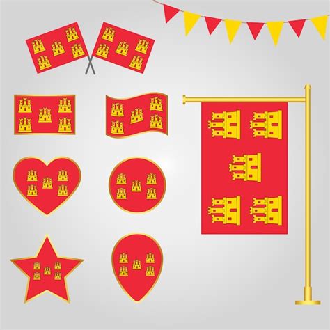 Premium Vector | Collection of france state poitou charentes flag designs emblems and icons in ...