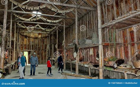 A Long House in the Reconstructed 15th Century Crawford Lake Iroquoian ...