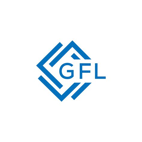 GFL letter logo design on white background. GFL creative circle letter logo concept. GFL letter ...