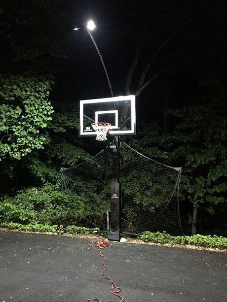 In-Ground Basketball Hoop Installation