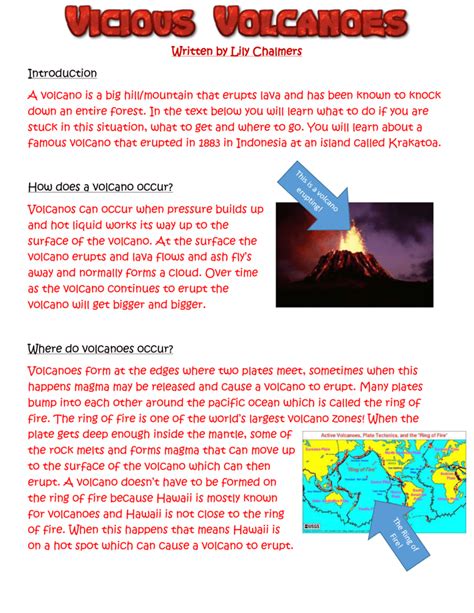 How Volcanoes Are Formed Explanation Text | Volcano