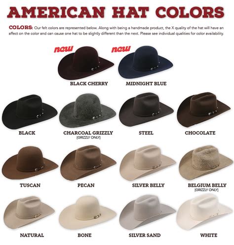 Hat Sizes, Shapes, and Colors – American Hat Company