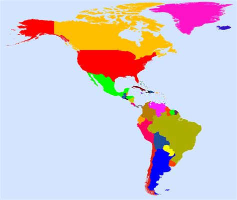 Map America Continents PNG | Picpng