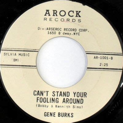 popsike.com - rare Soul R&B 45 GENE BURKS on AROCK Listen - auction details