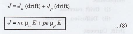 Drift and Diffusion Current - Definition, Furmula | Semiconductor