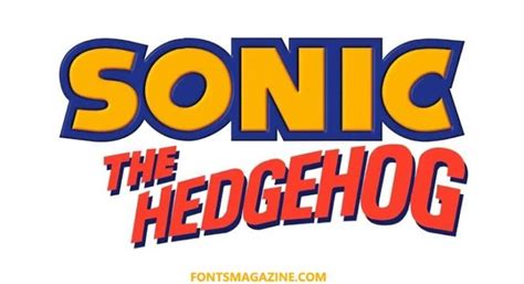 Sonic Hedgehog Font Download - Fonts Magazine | Sonic the hedgehog ...