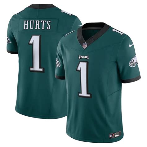 Philadelphia Eagles #1 Jalen Hurts Men'S Midnight Green Vapor F.U.S.E. Limited Jersey - Purchase ...