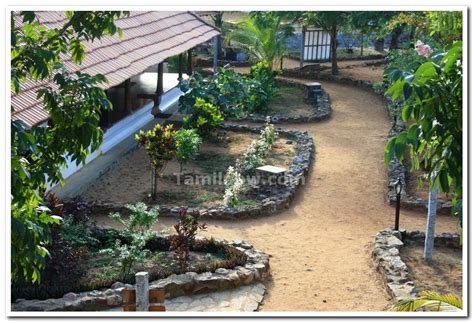 Kerala house courtyard