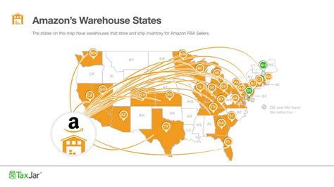 Amazon warehouse locations October 2017