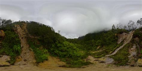 Volcanic activity in the mountains. Philippines, Mindanao. 360-Degree ...