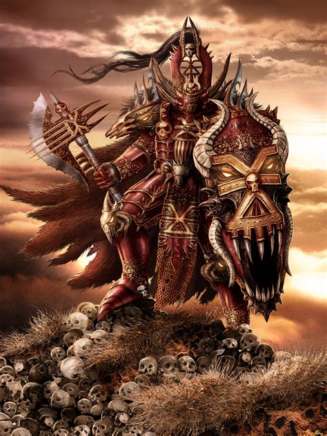 Chaos Khorne Lord by Kseronarogu on DeviantArt