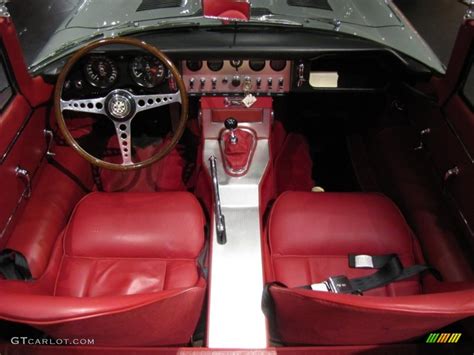 Carmen Red Interior 1962 Jaguar E-Type XKE 3.8 Roadster Photo #56397094 ...