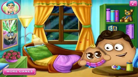 Colocando BEBÊ POU Para Dormir JOGO - Putting BABY POU To Sleep GAME - YouTube