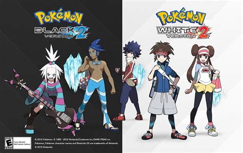 1920x1080px, 1080P free download | Pokemon Black & White 2 New Characters Collage, black ...