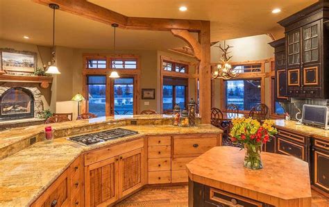 Log Cabin Kitchen Designs - ELogHomes