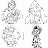 Fortnite Coloring Pages Season 9 sketch template