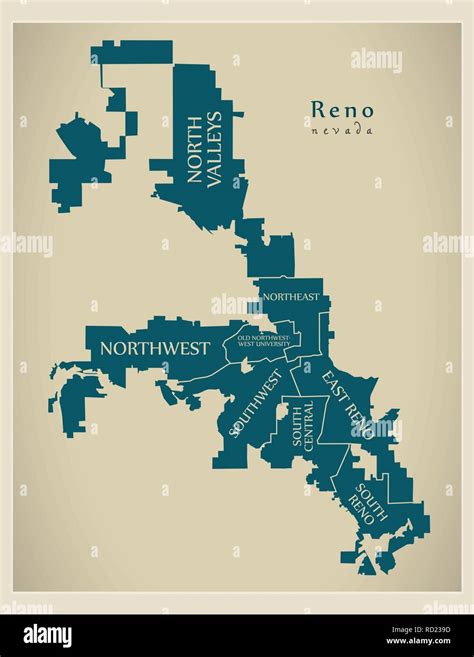 City of reno Stock Vector Images - Alamy