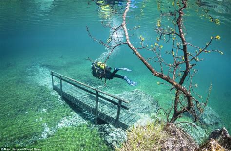 Amazing | Scuba Diving / Underwater Hiking in Green Lake Austria - mitsueki ♥ | Singapore ...